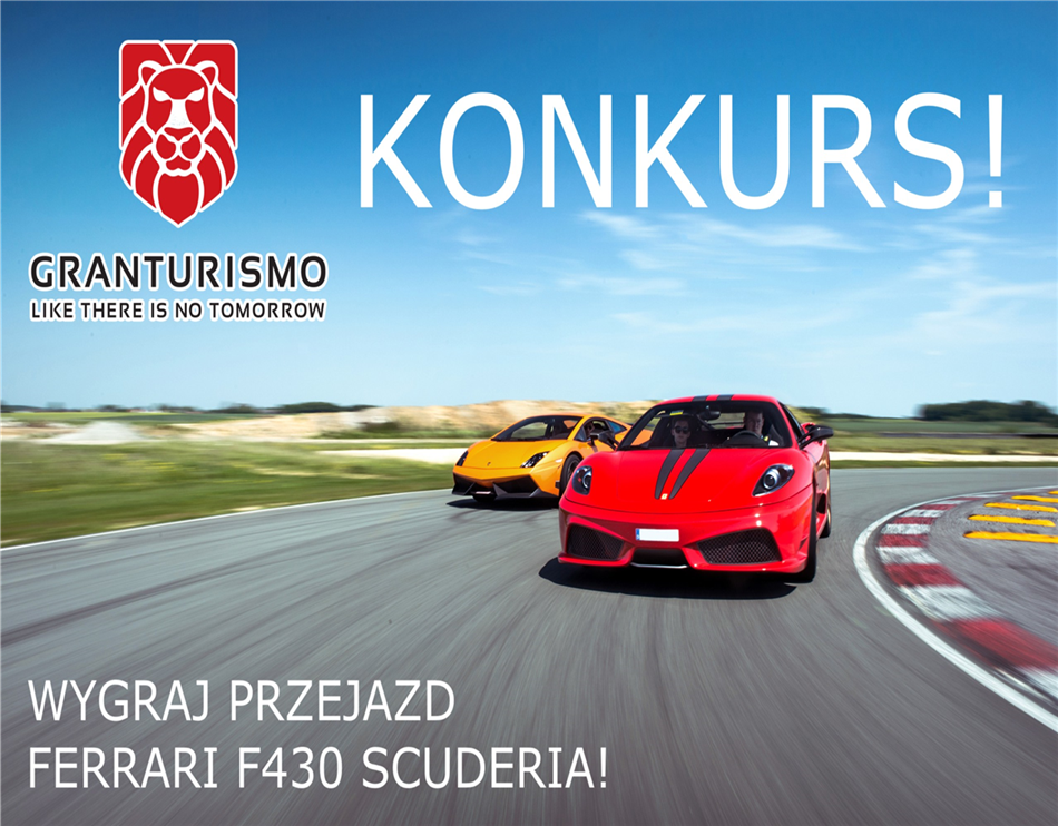 Konkurs Gran Turismo Polonia - wygraj przejazd Ferrari F430 Scuderia!